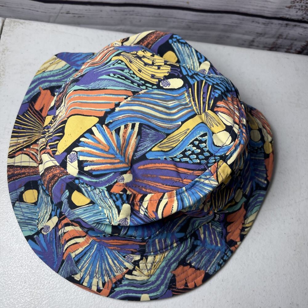 Patagonia Bucket Hat Sun Cap Unisex Men’s Sz Small 50th Anniversary 100% Nylon - Picture 3 of 9